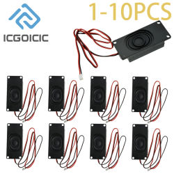 1/2/10 Uds Mini altavoz 3070 8Ohm 3W caja de voz sonido música cavidad altavoz DIY publicidad TV PC altavoz ordenador