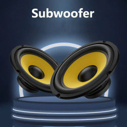Altavoz de Bajos para Auto de 5/6/8/10 Pulgadas, Subwoofer Coaxial, Subwoofer para Auto DIY, Música HiFi, Rango de Frecuencia Completo, Altavoz Estéreo Universal para Auto