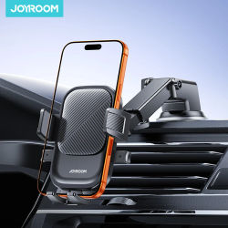 Joyroom soporte Universal para teléfono de montaje en coche con Base de ventosa soporte para teléfono móvil de coche para salpicadero para iPhone Samsung Google Huawei