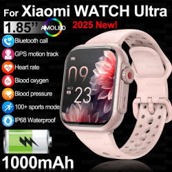 2025New para XIAOMI IOS reloj Ultra2 relojes inteligentes mujeres 1000mAh 1,85 "AMOLED pantalla completamente táctil BT llamada señoras moda Smartwatch