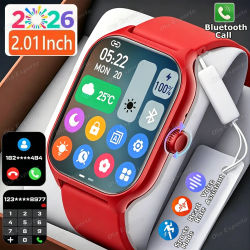 Nuevo Reloj Inteligente 2026 para Hombre y Mujer, Regalo, Monitor de Ritmo Cardíaco, Oxígeno en Sangre, Reloj Deportivo, Fitness, Electrónico, Bluetooth, Llamadas, Smartwatch HW12