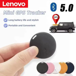 Mini rastreador GPS Lenovo con Bluetooth 5,0, localizador inteligente para mascotas, ancianos, niños, billetera, localizador de coche para IOS y Android, nuevo