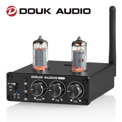 Preamplificador de válvulas HiFi Return-Douk Audio con Bluetooth 5.0, receptor estéreo doméstico, preamplificador de audio con reproductor USB y control de tono