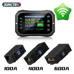 Medidor de Coulomb WiFi KM140F, voltímetro de potencia, indicador de capacidad de batería de litio, plomo y ácido, Monitor de batería RV, novedad de 2024