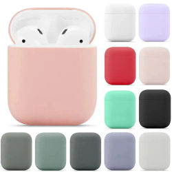 Fundas anticaída de silicona suave para auriculares Apple Airpods 1.a y 2.a funda para auriculares inalámbricos para AirPods 2 1, accesorios de cubierta
