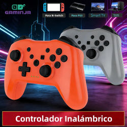 Nuevo controlador inalámbrico GAMINJA sin latencia, mando Bluetooth para PC, Joystick para consola de juegos Nintendo Switch, PS3, TV Box y PC