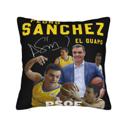 Pedro Sanchez España PSOE funda de almohada Merch funda de cojín estampada regalo funda de almohada hogar varios tamaños