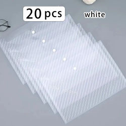 10 unids/lote bolsa de documentos tipo puntada a presión carpeta transparente A4 Kumon impermeable archivo de información carga papel de prueba Oficina