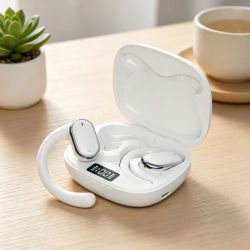 Auriculares Inalámbricos Bluetooth X93 con Gancho para la Oreja, Reducción de Ruido, para iPhone, Resistentes al Agua, para Trabajar, Correr y Caminar