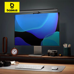 Baseus-Lámpara de escritorio con pantalla, luz colgante para pantalla de ordenador, nueva lámpara de mesa, Monitor LCD, portátil, USB, lámpara de lectura para estudio