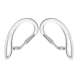 Ganchos para las orejas de silicona para Airpods, gancho para la oreja transparente antideslizante, ganchos para las orejas ajustables para deportes al aire libre, soporte para puntas