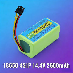 Batería de repuesto 14,4 V 2600mAh para Conga 1290 1390 1490 1590 Proscenic Cocoa Smart 780T 790T Robot aspirador 4S1P
