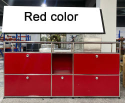 Módulo Modular DIY muebles estante de almacenamiento aparador tamaño personalizado mesita de noche gabinete de acero inoxidable uso doméstico