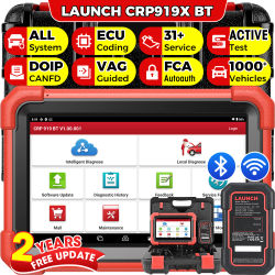 LAUNCH X431 CRP919X BT herramienta de diagnóstico inalámbrico Bluetooth OBD2 escáner de coche 2025 herramienta de diagnóstico automotriz bidireccional