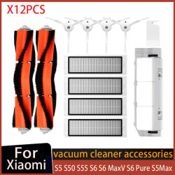 Repuesto para Robot aspirador Xiaomi Roborock, pieza de repuesto, cepillo lateral principal, filtro, mopa, S5, S502-00, S5, Max, S6, MaxV, S6, Pure, E4, E5
