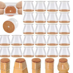 Gorros para patas de silla, almohadillas protectoras de pies de silicona, cubiertas para muebles y mesas, tapones para calcetines, cubierta para muebles, pies niveladores, decoración del hogar, 16/4