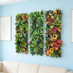 Paneles de Pared de Plantas Artificiales de 75x25cm, Fondo de Pared de Césped Artificial, Paneles de Cerca para Exteriores, Pantalla de Privacidad, Decoración para Jardín y Hogar