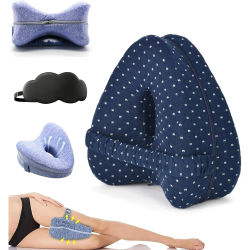 Almohadas de alineación Revoget para aliviar el dolor de cadera, almohada de alineación de piernas ciática para personas mayores, dormir sin dolor de dolores de cadera y espalda