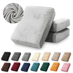 BRHUIXUE-fundas de cojín de sofá de terciopelo para sala de estar, funda de asiento de sofá de felpa, funda de sofá elástica suave, Protector de muebles