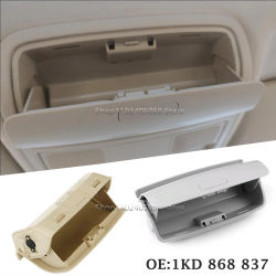 Caja de almacenamiento para gafas de sol de coche, estuche protector para gafas de sol 1K0 868 837 para VW Tiguan Golf Passat CC Jetta Scirocco, accesorios interiores