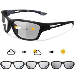 Gafas de sol fotocromáticas para motocicleta, gafas de sol para hombre y mujer, para ciclismo al aire libre, conducción, senderismo, pesca, protección UV400
