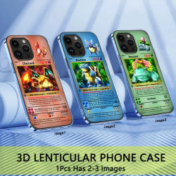 Funda de teléfono 3D de Anime Poke para IPhone,SAMSUNG, Xiaomi, Redmi, etc. Funda de teléfono creativa, regalo