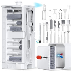 Kit de limpieza profunda multifuncional 20/32 en 1 para puertos de iPhone, AirPods, teclado y extracción de teclas - Herramientas de precisión