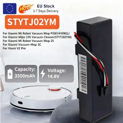Batería de 14,4 V de iones de litio para Xiaomi Mop 2S / Mop Pro / Mop P, compatible con la batería del robot aspirador Mijia STYTJ02YM, XMSTJQR2S.