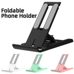 Soporte de mesa para teléfono, soporte de escritorio ajustable para Ipad, IPhone, Samsung, Xiaomi, Huawei, soporte Universal plegable para teléfono móvil