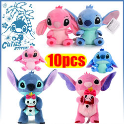 12cm 20cm 25cm Stitch modelos de peluche muñecos de peluche de dibujos animados Anime juguetes de peluche para bebés Kawaii regalo de cumpleaños para niños