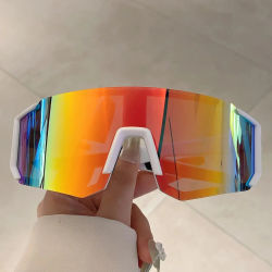 Gafas de sol para deportes al aire libre, gafas de sol para mujer y hombre, gafas de sol Vintage de diseñador de marca de lujo, gafas de sol populares Punk para esquiar a prueba de viento