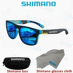 Gafas de Sol Polarizadas Shimano UV400 Antideslumbrantes para Deportes al Aire Libre, Pesca, Ciclismo, Senderismo, Conducción, para Hombre y Mujer, Set de Regalo
