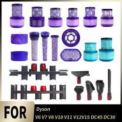 Pieza de repuesto para filtro HEPA, cabezal de cepillo, soporte de base para boquilla, para aspiradoras Dyson V6, V7, V8, V10, V11, V12, V15, DC45, DC30, DC y todas las series.
