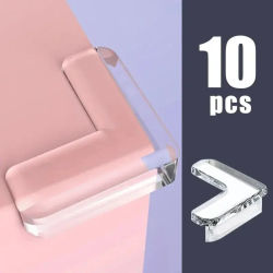 Protector de silicona para seguridad de bebés y niños, cubierta protectora para bordes de mesa, protectores de bordes anticolisión, 4 uds./10 Uds.