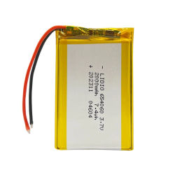Batería de iones de polímero de litio de 3,7 V, 2000mAh, 654060, iluminación, juguete eléctrico, banco de energía, tableta, PC, PAD, PDA, altavoz para ordenador portátil