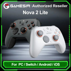 Controlador Gamesir Nova 2 Lite para PC Nintendo Switch Bluetooth inalámbrico efecto Hall barra ultrabaja latencia parachoques mecánico