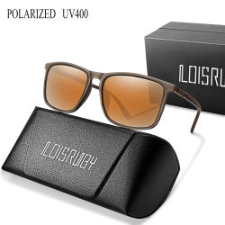Gafas de sol polarizadas Vintage cuadradas de lujo a prueba de viento para ciclismo UV400, gafas para hombre y mujer, gafas de moda para viajes, conducción y pesca
