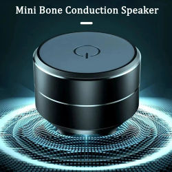 Mini altavoz de conducción ósea, Audio estéreo con vibración, altavoces digitales TWS inalámbricos con Bluetooth, altavoz portátil de Metal, envío directo