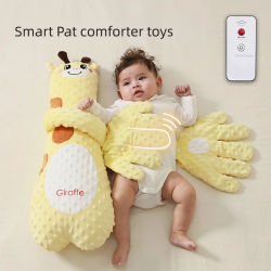 Ayuda para dormir calmante para acoger la palma del bebé, almohada para dormir antisobaltantes para bebés, almohada reconfortante y acogedora