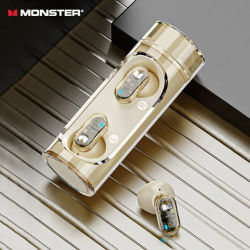 Monster XKT13 auriculares inalámbricos Bluetooth 5,3 TWS Mini auriculares diseño de lápiz labial auriculares con reducción de ruido con cuerda nuevo
