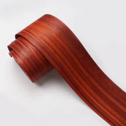 Chapa de hoja de madera, chapa de palisandro Natural, chapa de altavoz para muebles, decoración del hogar, tamaño de superficie adhesiva: 15x250cm T0.2mm