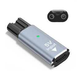 Adaptador de Carga Tipo C de 5V para Afeitadora Philips OneBlade QP2724 QP2834 QP1424 QP1924 QP4631 Recortadora de Barba