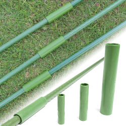 20 Conectores para Soporte de Plantas, Tubos de Unión para Plantas Trepadoras 8/11/16/20mm, Estacas de Jardín, Accesorios de Unión para Varillas de Injerto