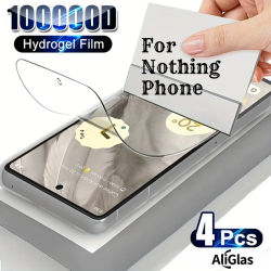 4 Uds. Para nada teléfono 2a 2a Plus 3a Pro 3a Lite HD película de hidrogel no vidrio para nada teléfono 3 2 Series película protectora de pantalla