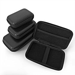 Bolsa de almacenamiento portátil Eva, bolsa con cremallera, bolsa de protección para cargador de teléfono móvil, bolsa para disco duro móvil, almacenamiento de Cable de datos de disco U