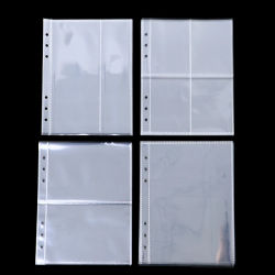 Carpeta de álbum de fotos transparente A5, relleno de mangas internas para tarjetas KPOP Lomo, tarjeta de juego de sesión fotográfica, carpeta de álbum A5, 10 unids/lote por paquete