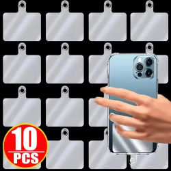 Pestaña de sujeción Universal para teléfono, cordón de plástico para teléfono móvil, etiqueta de almohadilla para correa de teléfono, accesorios de junta de cordón cruzado, 10/1 Uds.