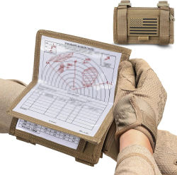 Funda táctica para brazo, bolsa para mapa, bolsillo para muñeca, bolsa de almacenamiento con cremallera, tarjeta, bolsa de almacenamiento para teléfono móvil, equipo de Camping, accesorios de caza