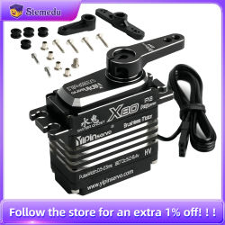 Servomotor Digital de 80KG, totalmente metálico, IP67, resistente al agua, 5,0-8,4 V, Motor sin escobillas de alto par para modelo de coche RC, Robot de grado Industrial