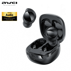Awei inalámbricos T78 con Bluetooth 5,3, cascos estéreo 3D TWS con micrófonos para juegos, intrauditivos, Hifi, HD, para llamadas